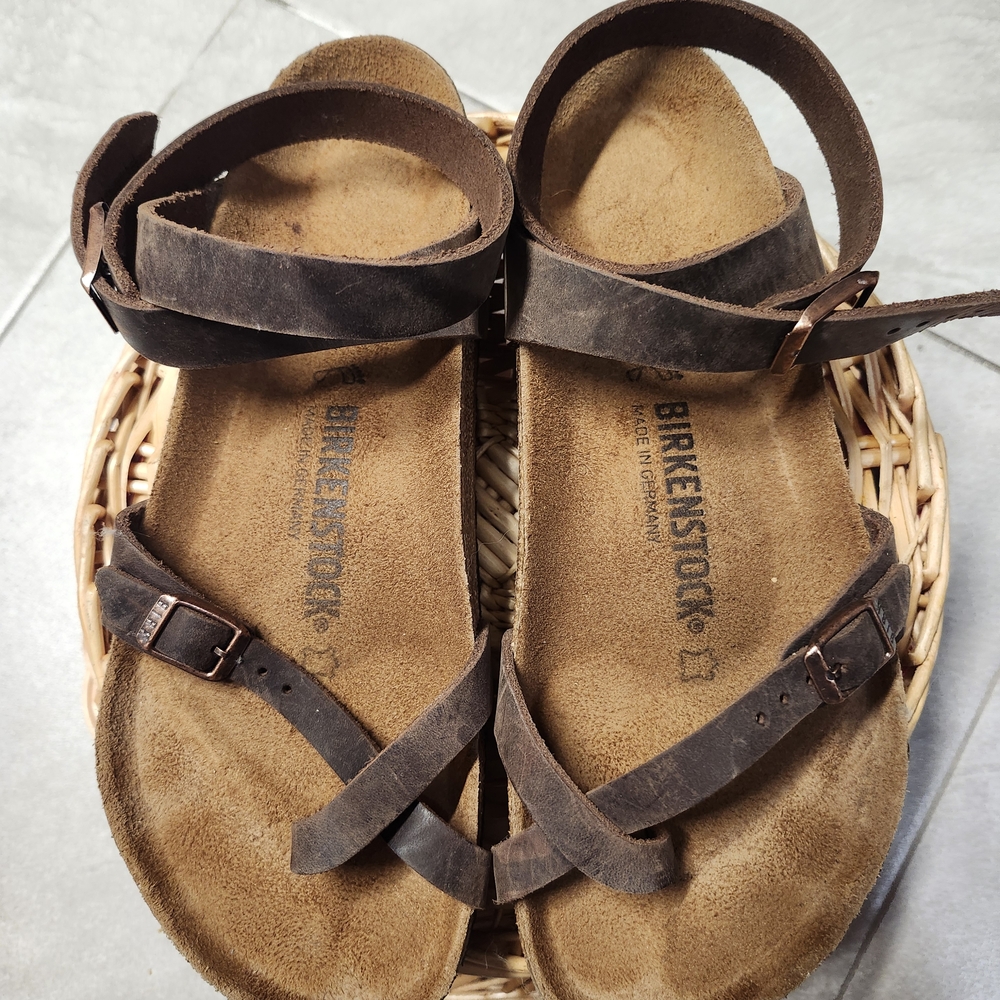 Birkenstock Brown Leather Sandals